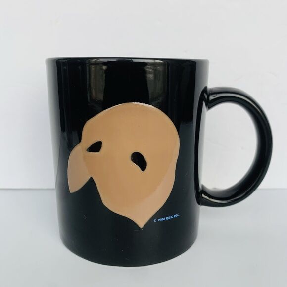 Vtg 1986 Phantom Of The Opera Broadway Heat Activated Coffee Tea Mug Cup - Picture 1 of 10